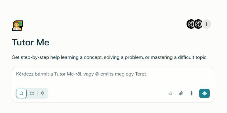 A Perplexity AI Tutor Me tere, ahol a diákok kérdéseket tehetnek fel tanuláshoz és problémamegoldáshoz – a „Perplexity feladat” kihíváshoz készült illusztráció.