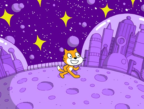 Űrmacska – első Scratch projekt