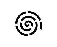 Vektorgrafika példa: egyszerű ikon (csigavonal) Inkscape-ben, SVG formátum