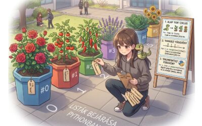 Listák bejárása Pythonban